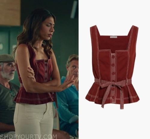 Necklace worn by Erin Carter (Evin Ahmad) in Who Is Erin Carter? TV series  outfits (Season 1 Episode 4)