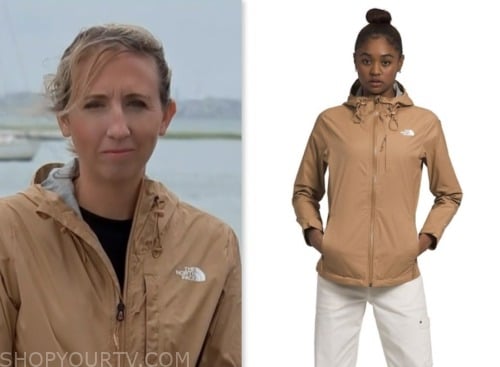 nbc news daily, julia ainsley, beige rain jacket