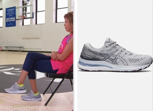 the today show, hoda and jenna, grey sneakers, hoda kotb