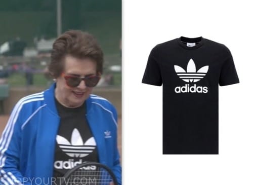 Billie Jean King, good morning america, black tee