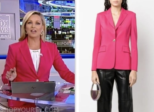 sandra smith, america reports, pink blazer