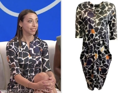 Jessica Grose, the today show, hoda and jenna, giraffe print silk dress