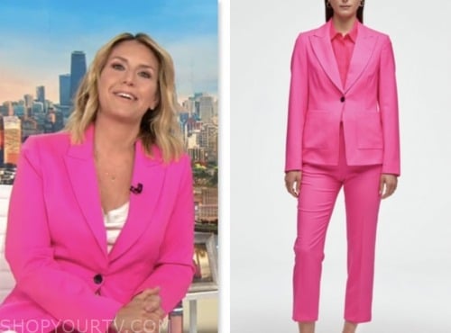 cnn this morning, pink blazer and pant suit, poppy harlow