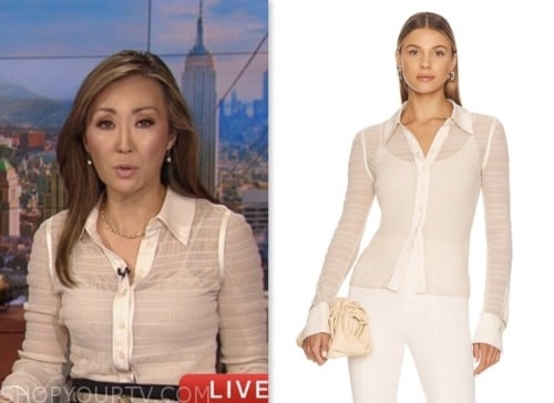 amara walker, cnn this morning, ivory stripe shirt
