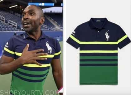 The Today Show: September 2023 Justin Sylvester's US Open Striped Polo ...