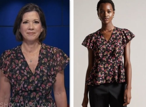 kelly cobiella, the today show, black floral top