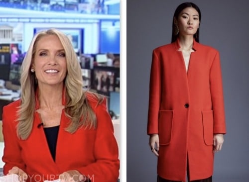 dana perino, america's newsroom, red jacket, fox news fashion