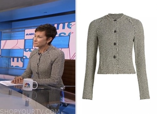 stephanie gosk, grey tweed jacket, nbc news daily