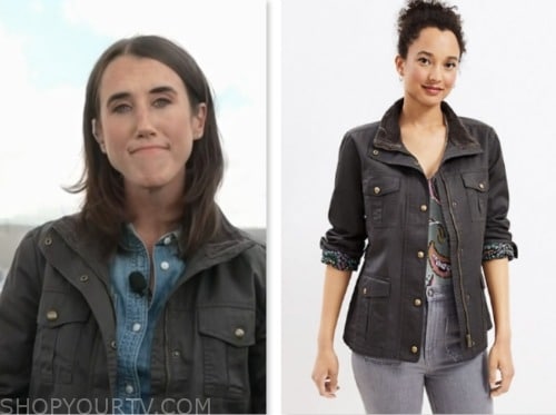 nbc news daily, maggie vespa, brown field jacket