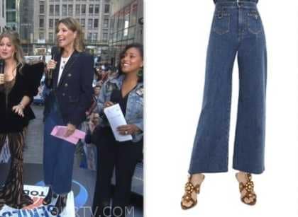 the today show, savannah guthrie, cropped pocket jeans