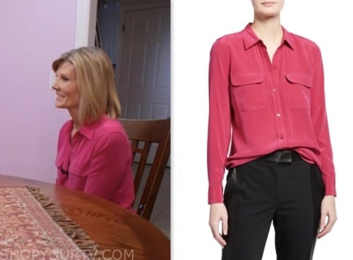the today show, kate snow, pink silk shirt