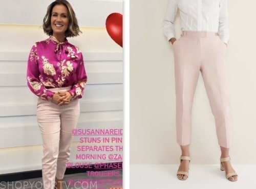 good morning britain, pale pink pants, susanna reid