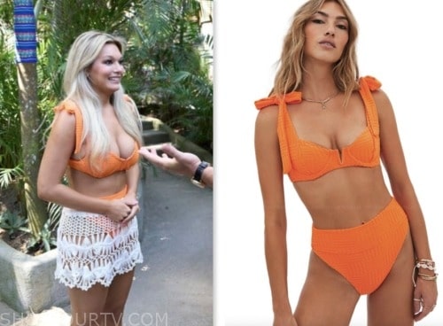 cat carter wong, bachelor in paradise, orange bikini