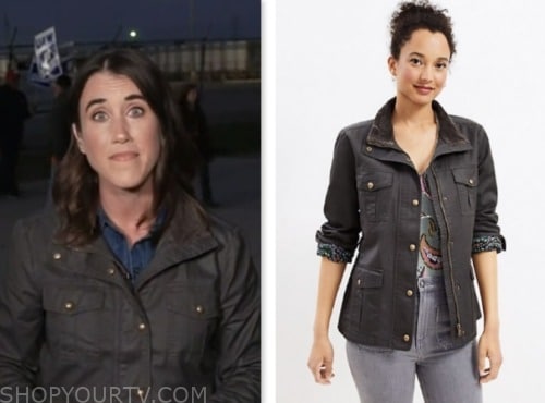 maggie vespa, the today show, brown field jacket