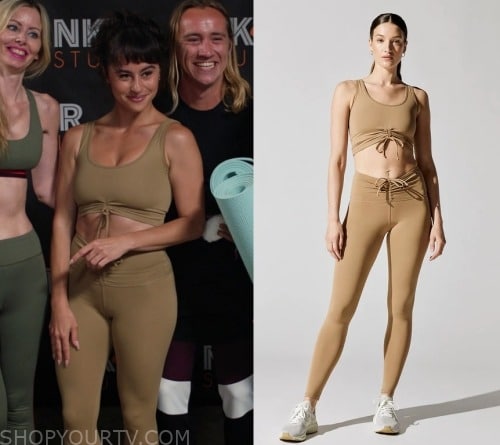 All Rise: Season 3 Episode 16 Camila's Ruched Cropped Top & Leggings Set