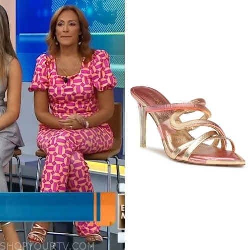 Esta Manhã: October 2023 Susana's Rose Gold Mules | Shop Your TV