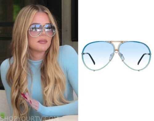 The Kardashians: Season 4 Episode 6 Khloe's Blue Sunglasses | Shop Your TV