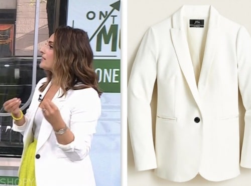 Farnoosh Torabi, white blazer, the today show