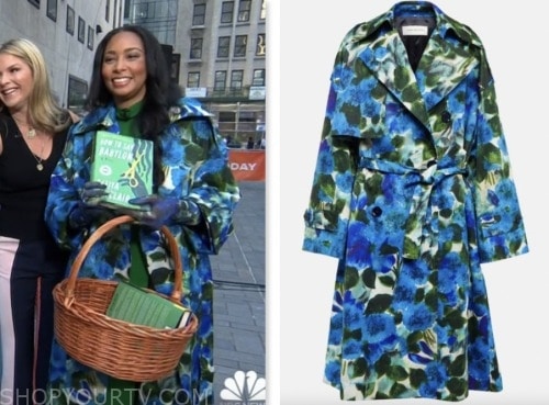 The Today Show: October 2023 Safiya Sinclair's Blue and Green Floral ...