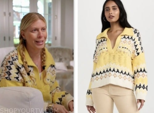 the today show, jill martin brooks, yellow fair isle sweater