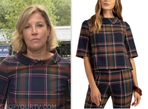 KRISTEN DAHLGREN, nbc news daily, plaid top
