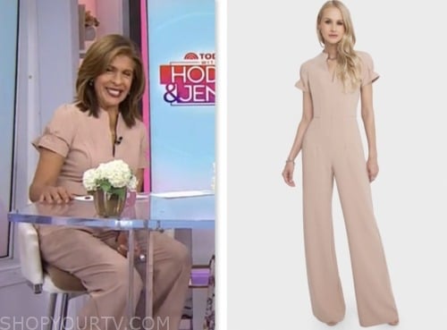 The Today Show: October 2023 Hoda Kotb's Beige Puff Sleeve Jumpsuit ...