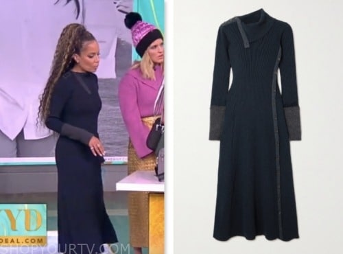 The View: August 2022 Sunny Hostin's Lime Green Midi Shirt Dress | Shop ...