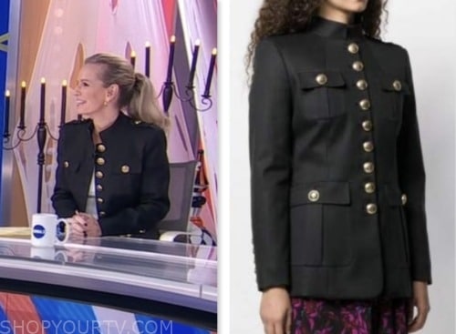 gma3, good morning america, black military jacket, dr. jennifer ashton