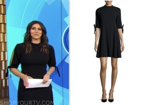 Good Morning America: October 2023 Erielle Reshef's Black Tie Sleeve ...