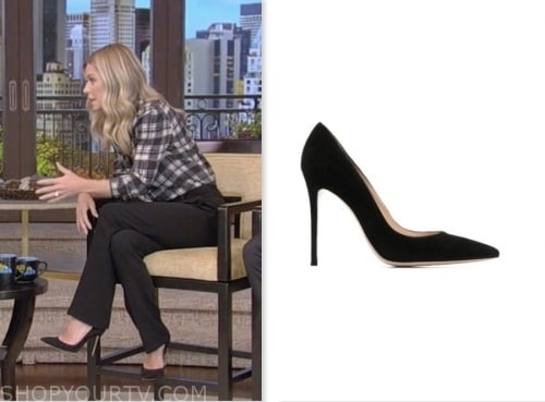 live with kelly and mark, black pumps heels, kelly ripa