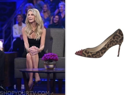JOAN VASSOS, leopard spike pumps heels, the golden bachelor, women tell all
