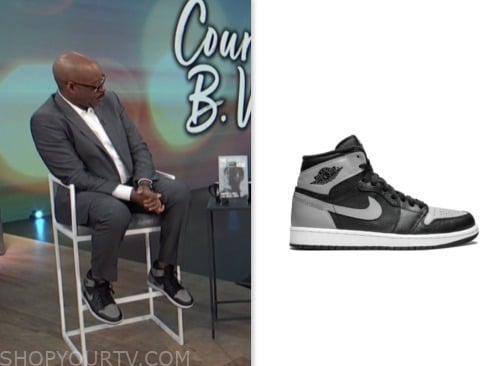 Access Daily: November 2023 Courtney B. Vance's Grey and Black Sneakers ...