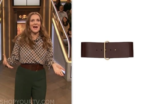 drew barrymore show, drew barrymore, brown belt