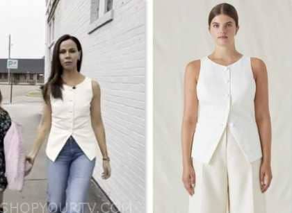 barbara pierce bush, the today show, hoda and jenna, white vest top