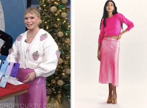jill martin brooks, the today show, pink sequin skirt