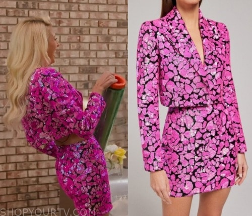 WornOnTV: Chrishell's pink pleated dress on Selling Sunset, Chrishell  Stause