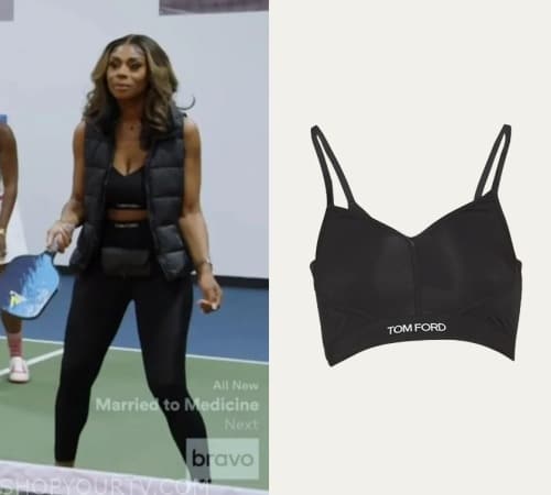 Real Housewives of Potomac: Season 8 Episode 4 Nneka's Black Tom Ford Sports  Bra