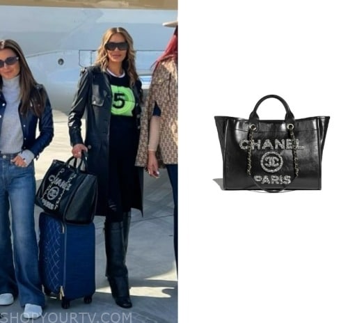 Real Housewives of Beverly Hills: Season 13 Episode 2 Dorit's Black Chanel  Handbag