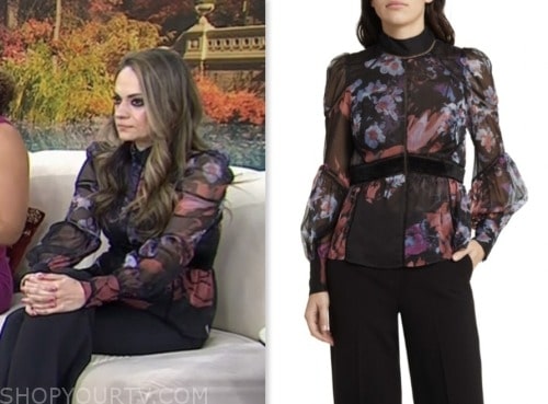 Dr. Nooshin Hosseini, the today show, black floral top