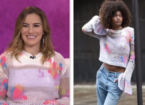 Dr. Nicole LePera, the today show, hoda and jenna, multicolor sweater