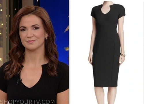 Rebeccah Heinrichs, outnumbered, fox news fashion, black dress
