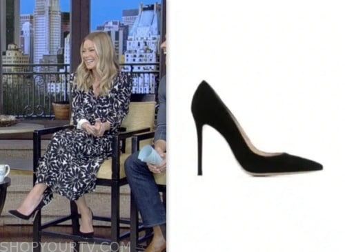 live with kelly and mark, kelly ripa, black pumps heels