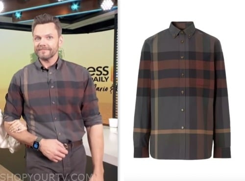 access daily, plaid shirt, joel mchale