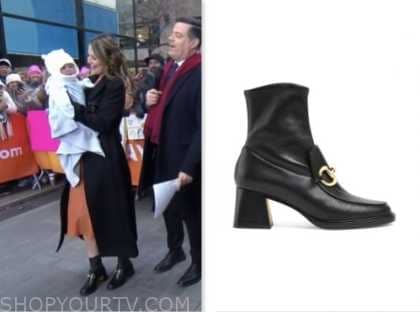 The Today Show: December 2023 Savannah Guthrie's Black Leather Horsebit ...