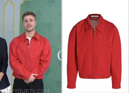 The Today Show: December 2023 Ed McVey's Red Zipper Jacket | Shop Your TV