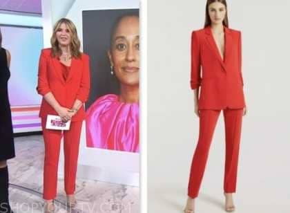 The Today Show: December 2023 Jenna Bush Hager's Red Blazer and Pant ...