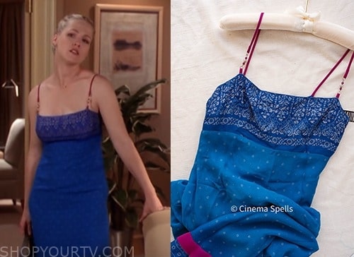 Beverly Hills 90210: Season 10 Episode 26 Kelly's Blue Dress | Shop Your TV