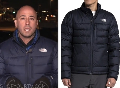 Good Morning America: January 2024 Mola Lenghi's Navy Blue Down Jacket ...