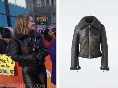 The Today Show: January 2024 Savannah Guthrie's Black and Olive Green ...