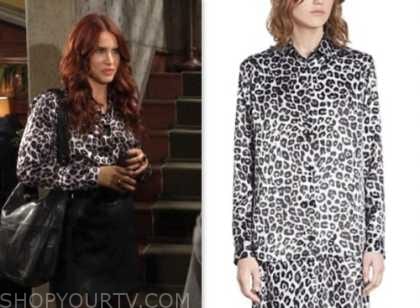The Young and the Restless: January 2024 Sally Spectra's Leopard Print ...